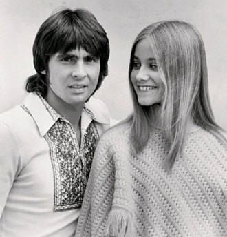 Davy with "Marcia Brady" in 1971