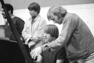 Davy, Peter, & Stephen Stills in 1967