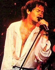 Micky in concert in the late 80s