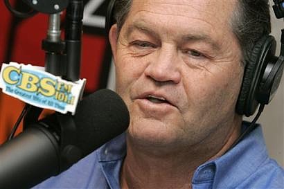 Micky during his radio show on January 10, 2005